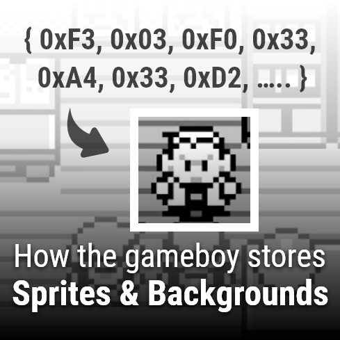 How the Gameboy Stores Sprites & Backgrounds