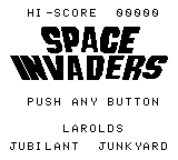 Space Invaders Tutorial Start Screen