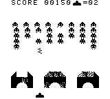 Space Invaders Tutorial Gameplay Screenshot